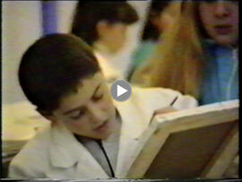 Taller de pintura. Habla San Diego Televisión. 1991-02. Sevilla (España).