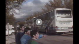 Emigración a Navarra. 1989. Los Corrales (Sevilla, España)