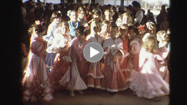 Actuación de Sevillanas. Colegio de Infantil y Primaria Hermanos Machado. Sevilla (España).