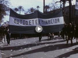 Manifestación andalucista por el 4-D. 2 de diciembre de 1979. Sevilla (España)