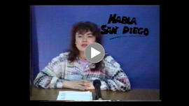 Informativo Habla San Diego Televisión Recordado Por Ana Mill.  2021. Sevilla (España).