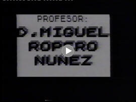 Entrevista al profesor Miguel Ropero Núñez sobre el habla andaluza. Hacia 1985. Sevilla (España) - Parte 1