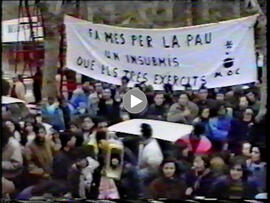Juicio a insumisos en Albacete. Habla San Diego Televisión. 1991-02. Sevilla (España).