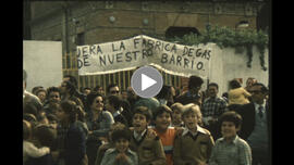 Manifestación Catalana De Gas.  Hacia 1980. Sevilla (España).